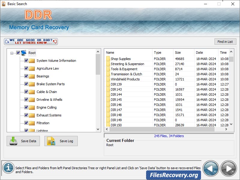 Memory Card Data Recovery Utility