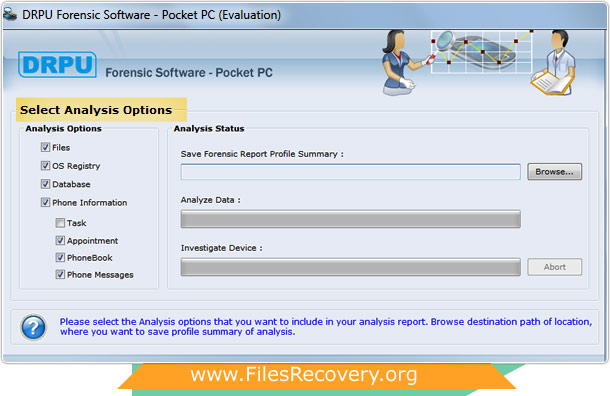 Pocket PC Forensic Software