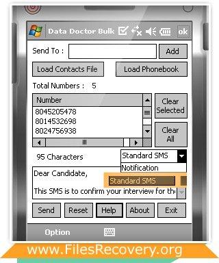 Pocket PC to Mobile Bulk SMS Software