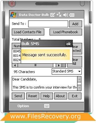 Bulk SMS Software for Windows Mobile Phones