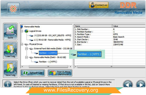 Removable Media File Recovery