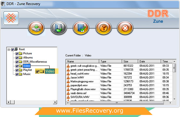 Zune Files Recovery